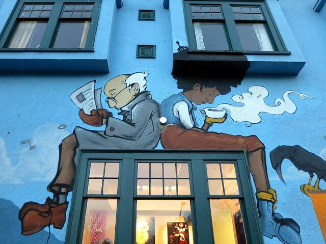 ve-tranh-tuong-quan-cafe-ben-ngoai