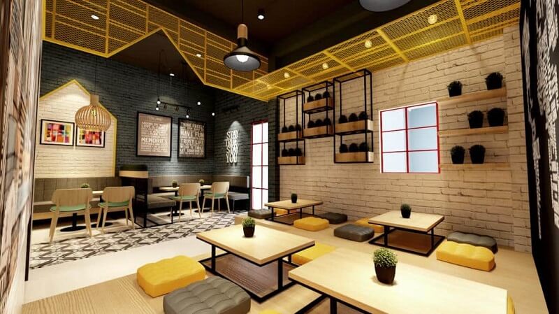 Vẽ tranh tường Mỹ Thuật Sen Việt 8 Ý Tưởng Trang Trí Quán Trà Sữa Độc Lạ Thu Hút Khách Hàng 16 trang trí quán trà sữa độc lạ