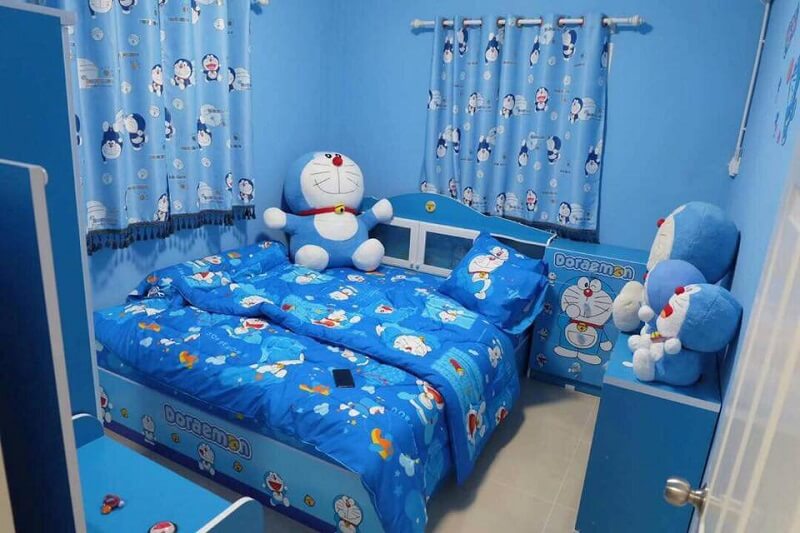 Vẽ tranh tường Mỹ Thuật Sen Việt 7 ý tưởng trang trí phòng doraemon độc đáo dễ thương và đáng yêu 12 trang trí phòng Doremon độc đáo dễ thương + đáng yêu