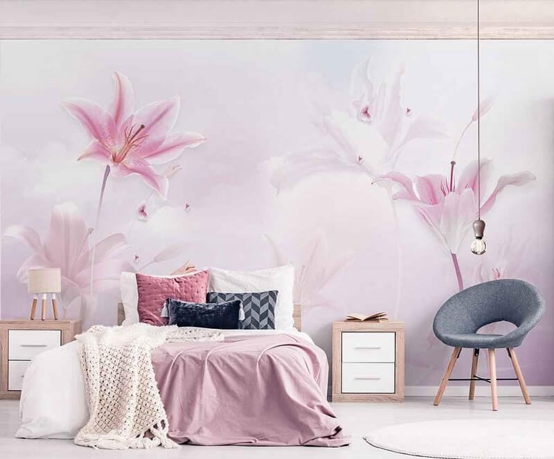 vẽ tranh tường phòng ngủ