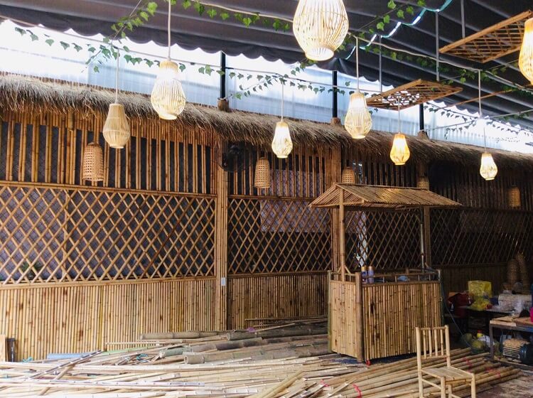 Vẽ tranh tường Mỹ Thuật Sen Việt 8 ý tưởng trang trí quán bún đậu mắm tôm đẹp tiết kiệm chi phí 18 trang trí quán bún đậu mắm tôm đẹp + rẻ