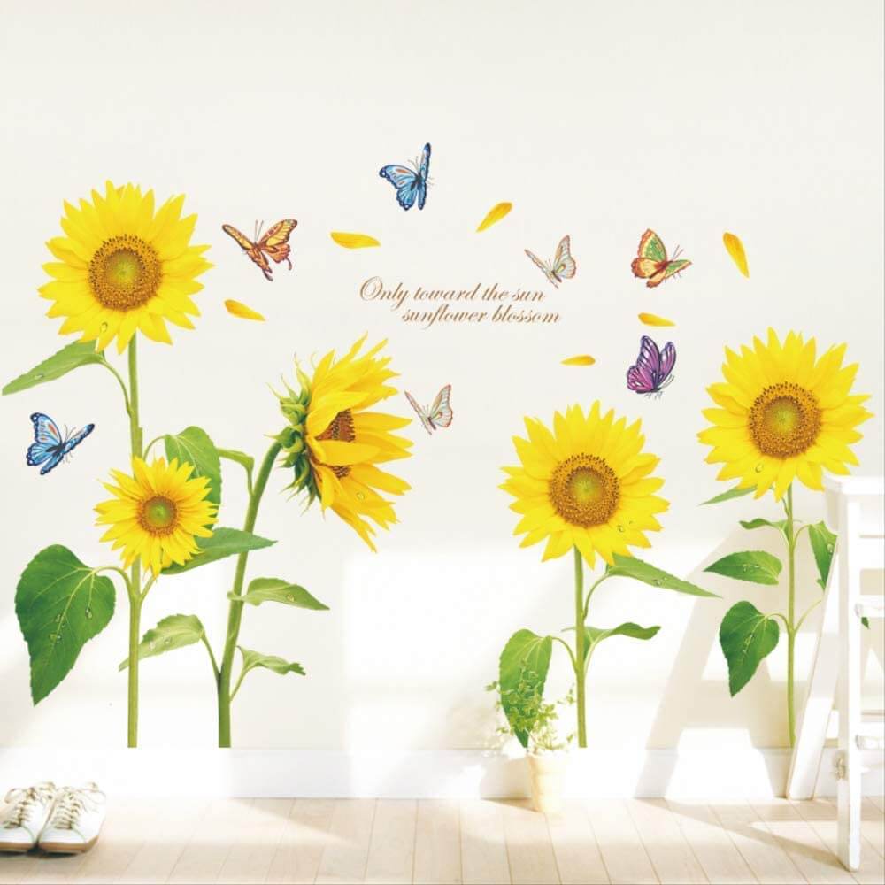 Vẽ tranh tường Mỹ Thuật Sen Việt 20 Mẫu và 10 Bước Vẽ Tranh Tường Hoa Hướng Dương Phong Thủy Đẹp 36 vẽ tranh tường Mỹ Thuật Sen Việt