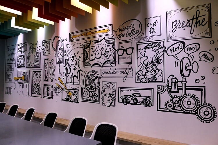 Vẽ tranh tường 3D