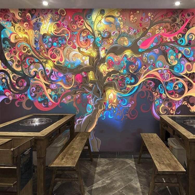 Vẽ tranh tường 3D