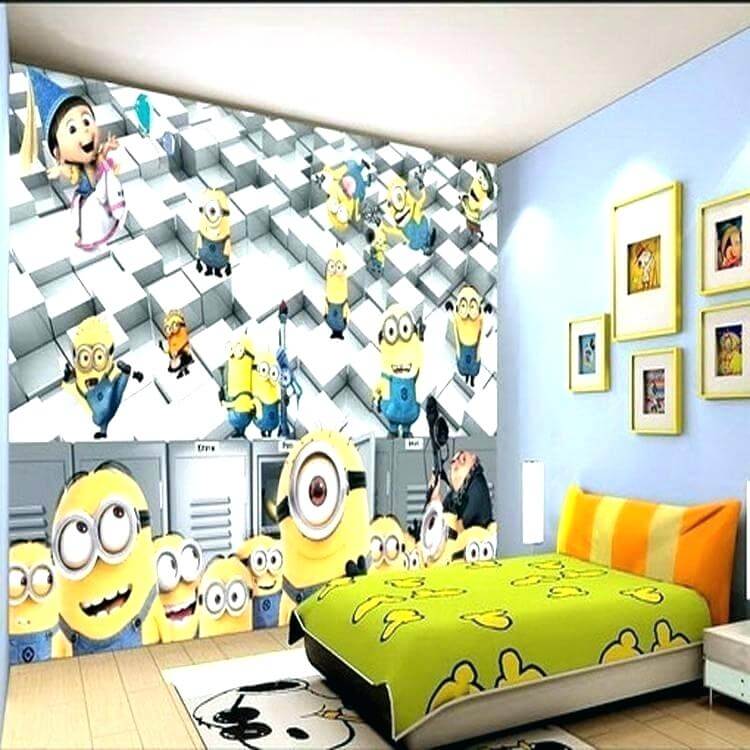 vẽ tranh tường cho bé trai