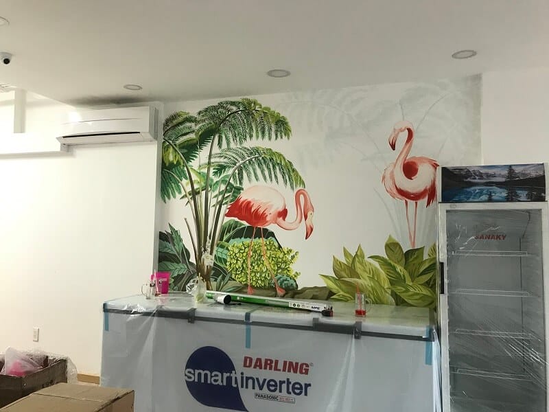 IMG 5371 vẽ tranh tường Mỹ Thuật Sen Việt