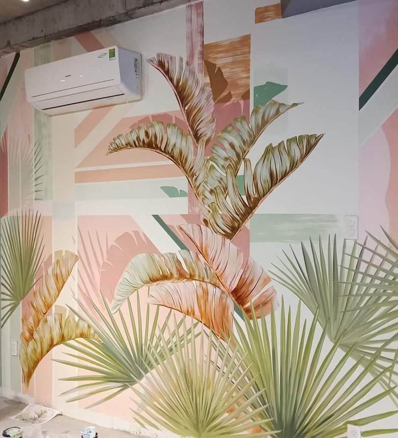 IMG 6143 vẽ tranh tường Mỹ Thuật Sen Việt