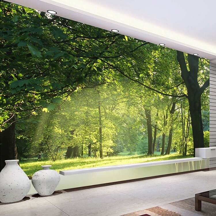 vẽ tranh tường 3D phong cảnh