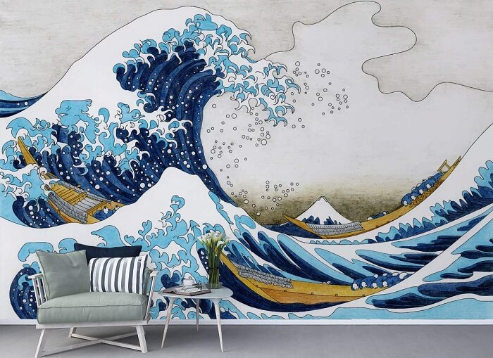 vẽ tranh tường đại dương