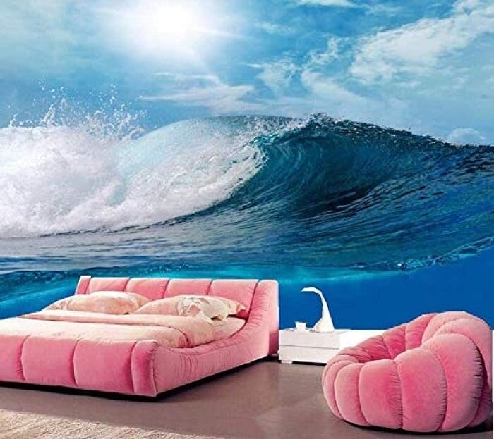 vẽ tranh tường đại dương