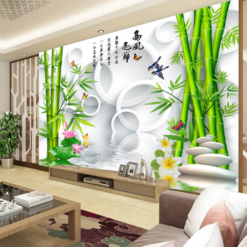 tranh vẽ tường 3d phòng ngủ đẹp nhất