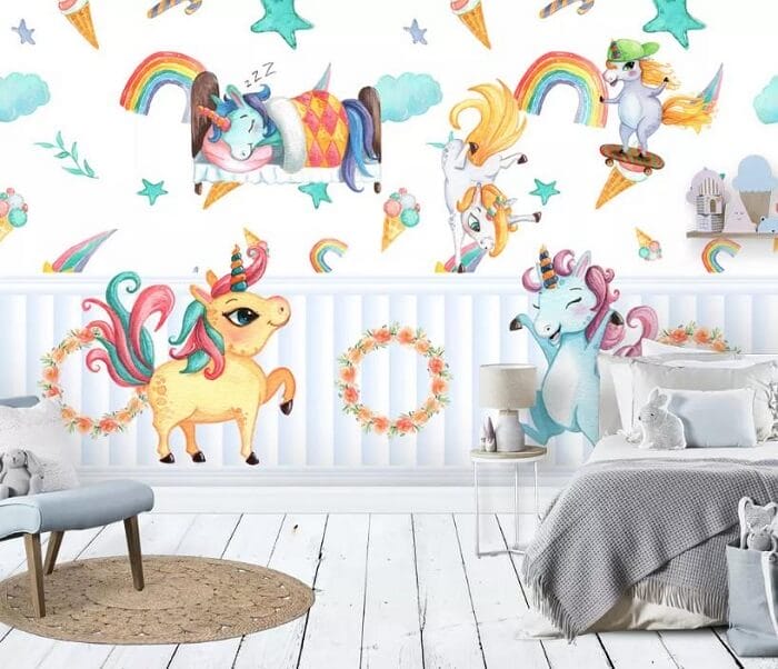 vẽ tranh tường con vật