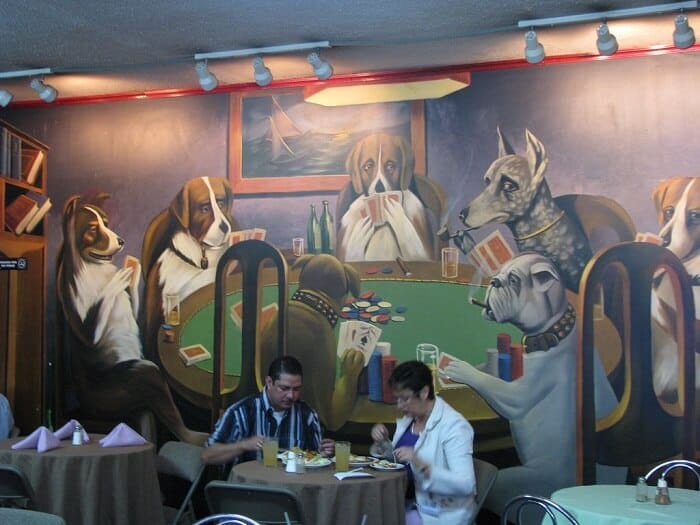 vẽ tranh tường con vật