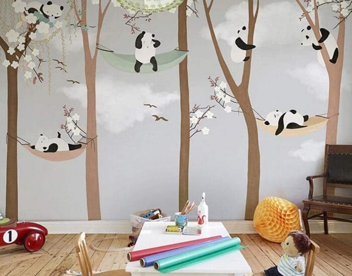 vẽ tranh tường con vật