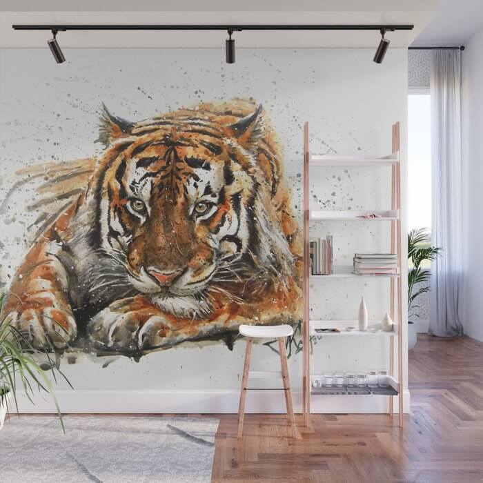 vẽ tranh tường con vật