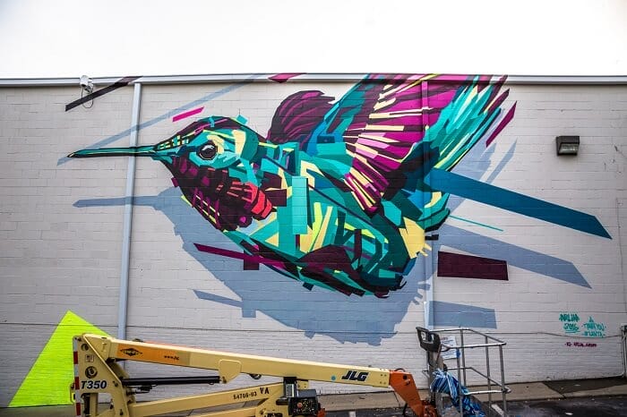 vẽ tranh tường con vật