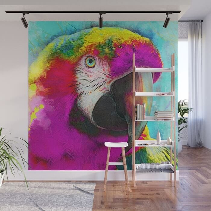 vẽ tranh tường con vật