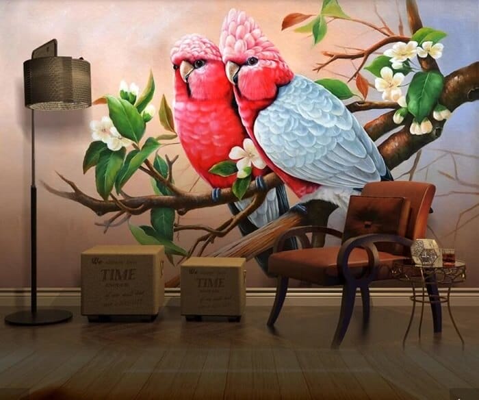 vẽ tranh tường con vật