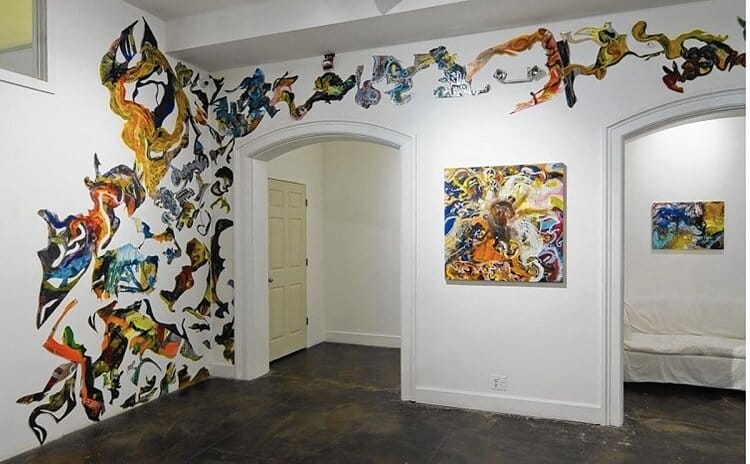 vẽ tranh tường khách sạn